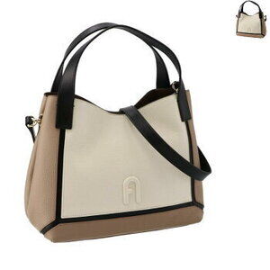 FURLA Primula Hobo Bag Tote Block Handbag